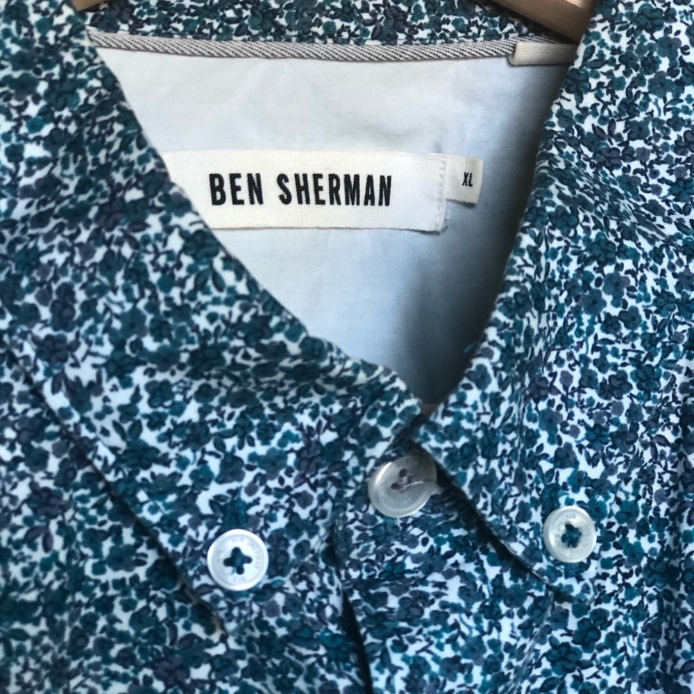 Ben Sherman Floral Print Short Sleeve Shirt